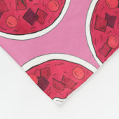 ボルシュトイースタンヨーロッパレッドビーベットスープ フリースブランケット (角)