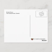 ボルシュパワーウクライナフォークアート ポストカード (裏面)