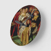 ボルジアファミリー， 1863 ラウンド壁時計 (傾斜)