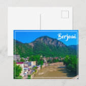 ボルジョミホット春ズリゾートジョージアカウキュース ポストカード (正面/裏面)