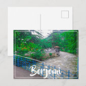 ボルジョミホット春ズリゾートジョージアカウキュース ポストカード (正面/裏面)