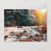 ボルジョミ川 ポストカード (正面)