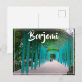 ボルジョミ温泉リゾートジョージアコーカサス ポストカード (正面/裏面)