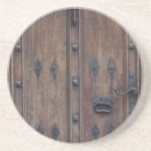 ボルスペインのト付き古木製ドア コースター (正面)