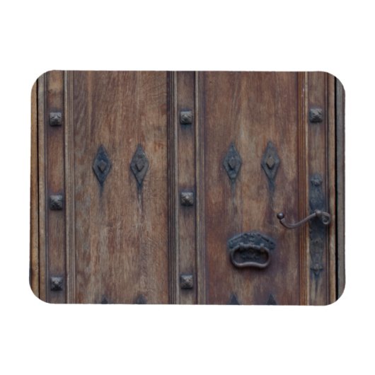 ボルスペインのト付き古木製ドア マグネット (横)