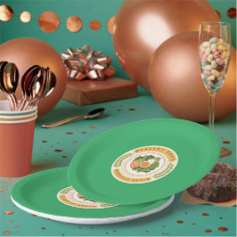 ボルセルヘルシーフードロゴデザイン ペーパープレート