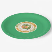 ボルセルヘルシーフードロゴデザイン ペーパープレート (アングル)