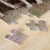 ボルゾイとシグハウンド ジグソーパズル (側面)