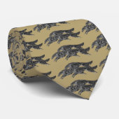 ボルゾイのタイの跳躍 ネクタイ (ロール)