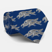 ボルゾイのタイの跳躍 ネクタイ (ロール)