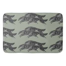 ボルゾイのバス・マットの跳躍 バスマット