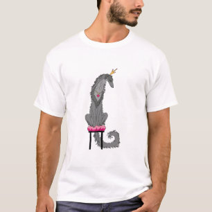 ボルゾイのプリンセスの灰色 Tシャツ