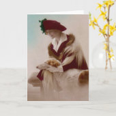 ボルゾイの友人カード カード (黄色い花)