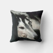 ボルゾイの眠りの枕 クッション (裏面)