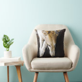 ボルゾイの絵画の枕 クッション (椅子)