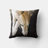 ボルゾイの絵画の枕 クッション (裏面)