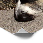 ボルゾイアートプリント ポスター (角)