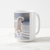 ボルゾイエレガントブリードコーヒーマグ コーヒーマグカップ (正面右)