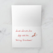 ボルゾイクリスマスカード シーズンカード (内部)