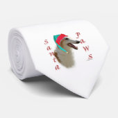 ボルゾイサンタポーズ ネクタイ (ロール)