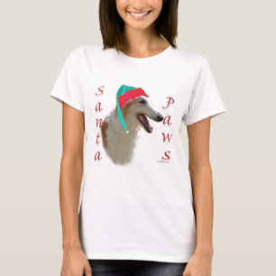 ボルゾイサンタポーズ Tシャツ