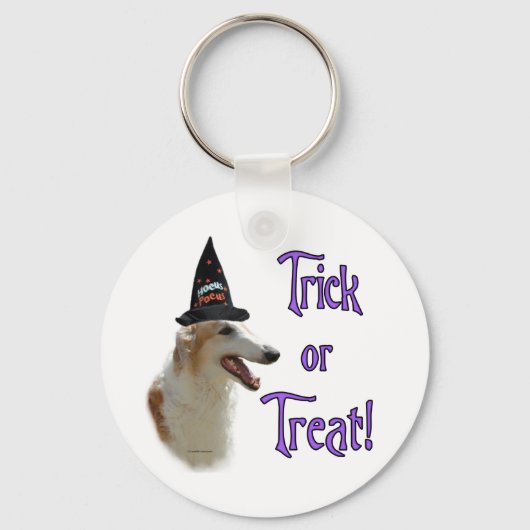 ボルゾイトリック キーホルダー (正面)