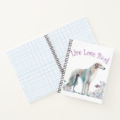 ボルゾイドッグママフローラ ノートブック (内部)