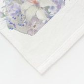 ボルゾイドッグママフローラ フリースブランケット (角)