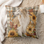 ボルゾイドッグ秋水彩花 クッション (ブランケット)