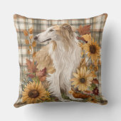 ボルゾイドッグ秋水彩花 クッション (裏面)