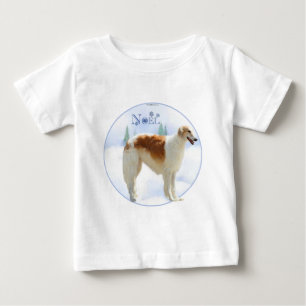ボルゾイノエル ベビーTシャツ