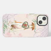 ボルゾイハートマム iPhoneケース (裏面横)