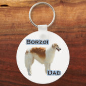 ボルゾイパパ4 – キーチェーン (正面)