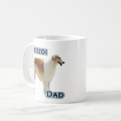 ボルゾイパパ4 コーヒーマグカップ (正面左)