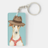 ボルゾイパパ キーホルダー (裏面)