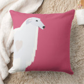 ボルゾイブリードテンプレートデザイン クッション (ブランケット)