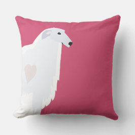 ボルゾイブリードテンプレートデザイン クッション