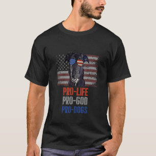 ボルゾイプロライフプロゴッドプロドッグス Tシャツ