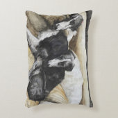 ボルゾイロシアのウルフハウンド犬アート枕 アクセントクッション (正面(垂直))