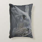 ボルゾイロシアのヴォルフハウンドドッグアート装飾用クッション アクセントクッション (正面(垂直))