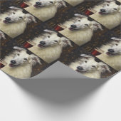 ボルゾイ新年 ラッピングペーパー (角)