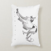 ボルゾイ枕 アクセントクッション (正面(垂直))