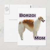 ボルゾイ母4 ポストカード (正面/裏面)
