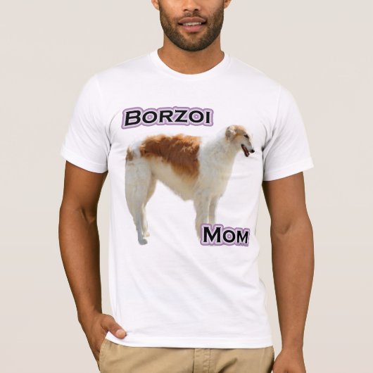 ボルゾイ母4 Tシャツ (正面)