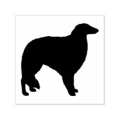 ボルゾイ犬がシルエット セルフインキングスタンプ (デザイン)