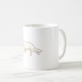 ボルゾイ犬の魔法 コーヒーマグカップ (正面右)