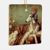 ボルゾイ王室のクリスマス飾り セラミックオーナメント (右)