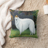 ボルゾイ王室の枕 クッション (ブランケット)