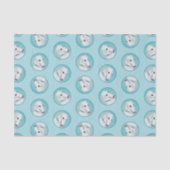 ボルゾイ絵を描ホワイトロシアのズ犬アート 薄葉紙 (正面)