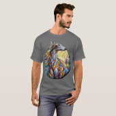 ボルゾイ ふざける Tシャツ (正面フル)